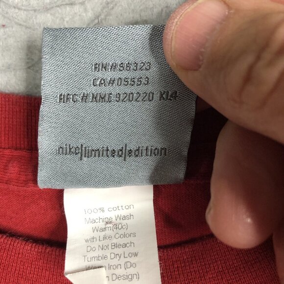 Vintage Nike Shirt Mens XL Red Motorcycle Biker Graphic Moto Limited Edition - Picture 10 of 16